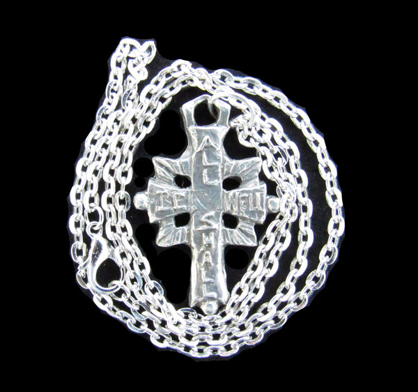 All Shall Be Well Cross (Julian of Norwich): Necklace Handmade