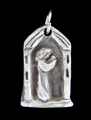 St. Anne, Patron of Grandmothers, Handmade Medal/Pendant