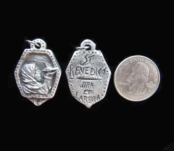 St. Benedict:  To Protect and to Guide a Loved One or Friend, Handmade Medal