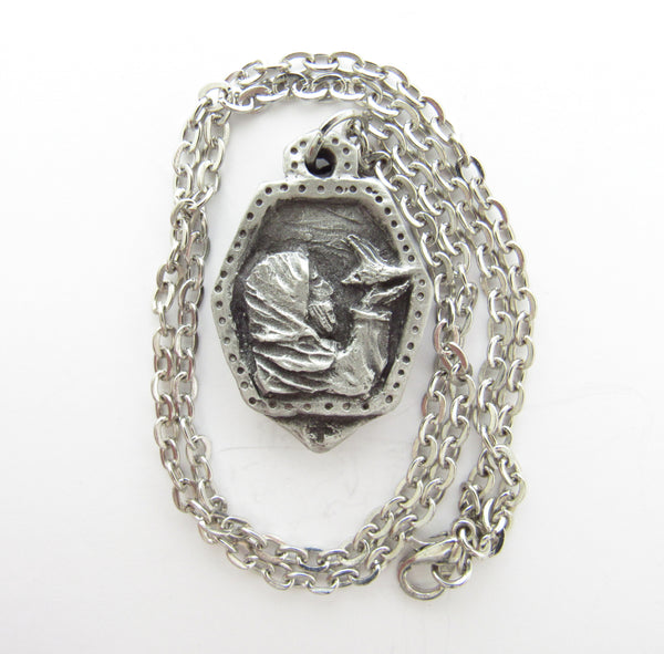 St. Benedict: To Protect and Guide a Loved One or Friend, Handmade Medal on Chain