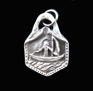 Handmade Medal, St Brendan: Patron of Sailors, Kayakers, Canoers