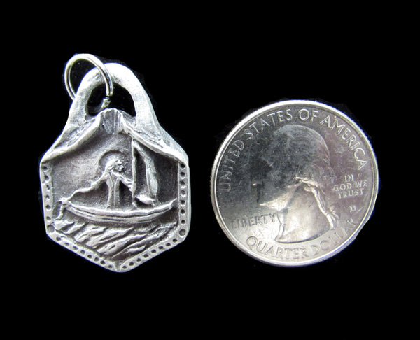 Handmade Medal, St Brendan: Patron of Sailors, Kayakers, Canoers