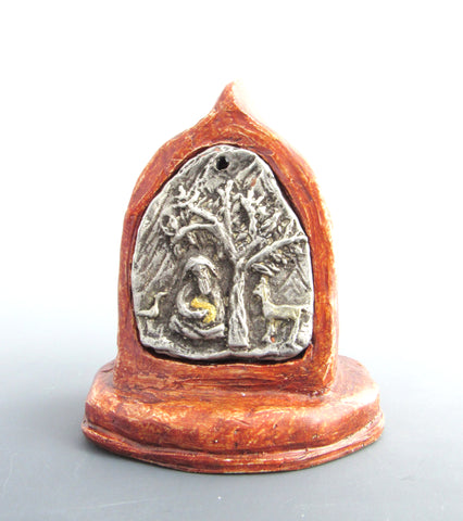 The Enlightenment of Buddha with All Creatures Great and Small: Handmade Sculpture