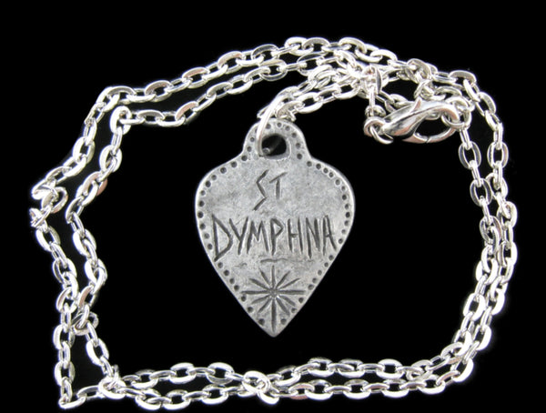 St. Dymphna, Overcoming Anxiety and Worry, Handmade Necklace