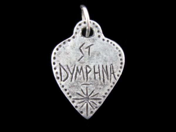 St. Dymphna: Against Anxiety, Stress, Worry, Handmade Medal
