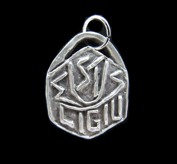 St. Eligius: Patron of Jewelers / Metalworkers; Handmade Medal