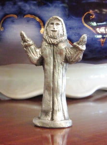 St Genesius: Patron of Actors, Actresses, Directors, Handmade Small Pewter Statue