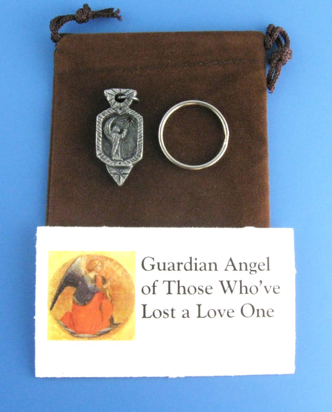 Guardian Angel of One Who's Lost a Loved One, Handmade Medal