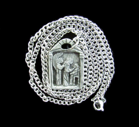 Guardian Angel of Nurses and Nursing Students, Handmade Medal on Chain