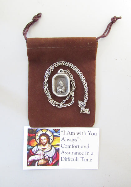 I Am with You Always: Comfort and Assurance in a Difficult Time; Handmade Pendant on Chain