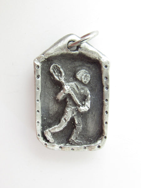 Patron of Lacrosse Players: Saint Jean de Brébeuf, Handmade Medal