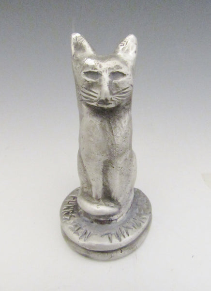 St. Jeoffry, Handmade Statue, “He Purrs in Thankfulness”: Patron of Cats and Cat-Lovers
