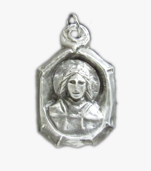 Handmade Medal of St Joan of Arc: For Courage and Persistence; and Patron of Women in the Military