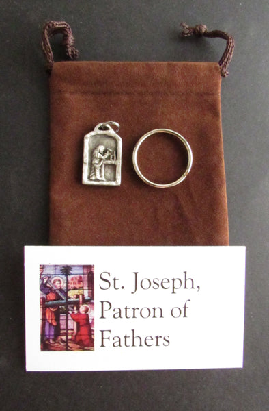 St. Joseph, Patron of Fathers, Workers, Carpenters, Handmade Medal