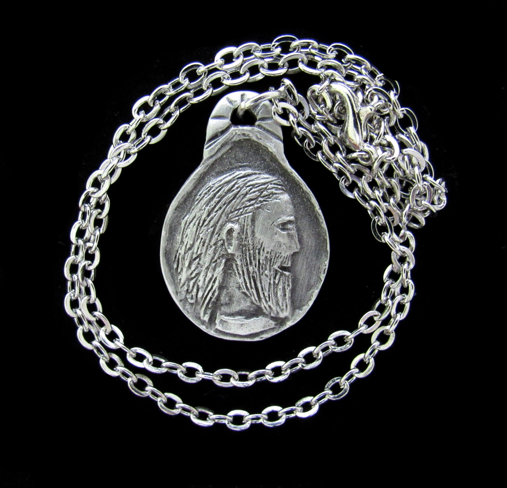 Handmade St. Jude Medal on Chain: Healer, Patron of Those in Difficult Times