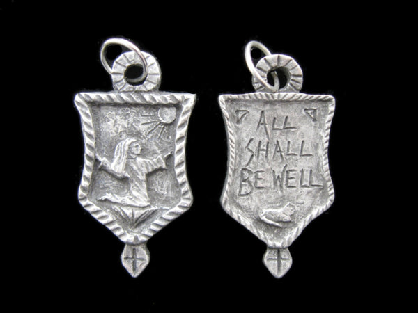 Julian of Norwich: “All Shall Be Well” (Overcoming Anxiety, Worry, Hardship), Handmade Medal