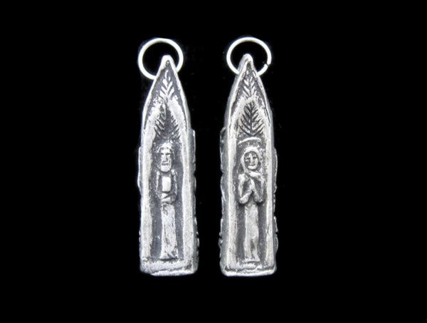 Patrons of Mothers and Sons: Saints Monica and Augustine, Handmade Pendant