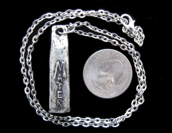 Patrons of Mothers and Sons: Saints Monica and Augustine, Handmade Necklace