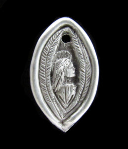 Handmade Medal of St. Philomena: Patron of Teenagers, and Their Mothers; and Miracle-Worker