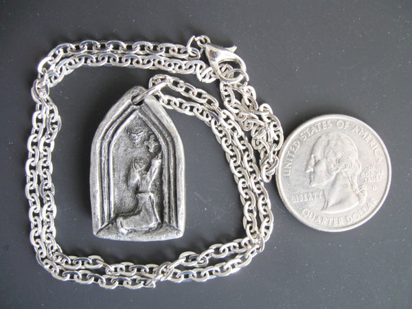 St. Rita: Prayers Answered, Miracles, Those in Difficult Times; Handmade Medal on Chain