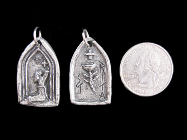 St. Rita: Prayers Answered, Miracles, Those in Difficult Times; Handmade Medal/Pendant