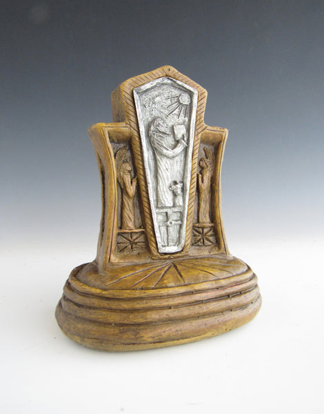 St. Luke: Patron of Physicians and Medical Students; Handmade Statue with Scroll