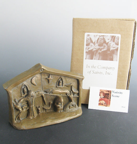 Handmade Nativity with Menagerie (Small Size)