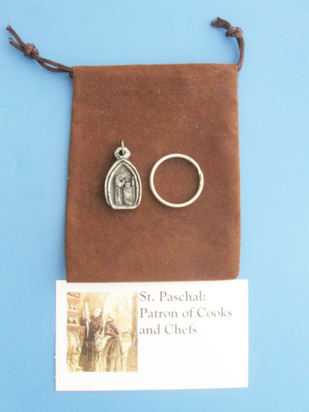 St. Paschal, Patron of Cooks and Chefs, Handmade Medal